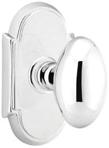 Emtek Privacy Set, Style 8 Rosette, Egg Knob, Oil Rubbed Bronze US10B