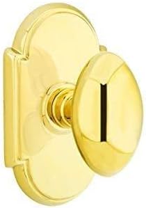 Emtek Privacy Set, Style 8 Rosette, Egg Knob, Oil Rubbed Bronze US10B