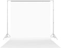 Savage Seamless Paper Photography Backdrop - Color #66 Pure White, Size 107 Inches Wide x 36 Feet Long, Backdrop for YouTube Videos, Streaming, Interviews and Portraits - Made in USA