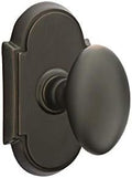 Emtek Privacy Set, Style 8 Rosette, Egg Knob, Oil Rubbed Bronze US10B