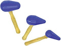 Eastwood 3 Pieces Diameter Teardrop Mallet Set Plastic Metal Forming Tear-Drop Set With Wood Handle