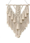 LXHELIVERY Wall Hanging Tapestries Hangings Handmade Cotton Rope Wall Tapestry, Woven Tassels Yarn Tapestries, for Bedroom Or Wedding, Tapestry Wedding Decor,Decorations (Color : A)