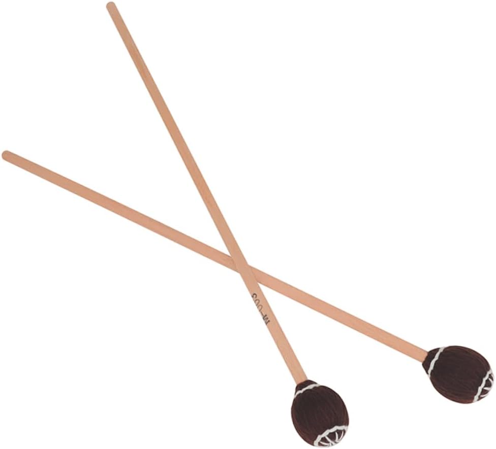 FAVOMOTO 20pcs Premium Marimba Mallets Maple Handle for Percussion Instruments Sturdy Grip for Beginners and Professionals Practice Tool for Music