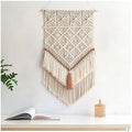 LXHELIVERY Large Wall Hanging Tapestries Hangings Hand Weaves Wall Decoration for Art Cotton Rope Wall Decor for Bedroom Living Room，BackdropTapestry Wedding Decor,Decorations (Color : C)