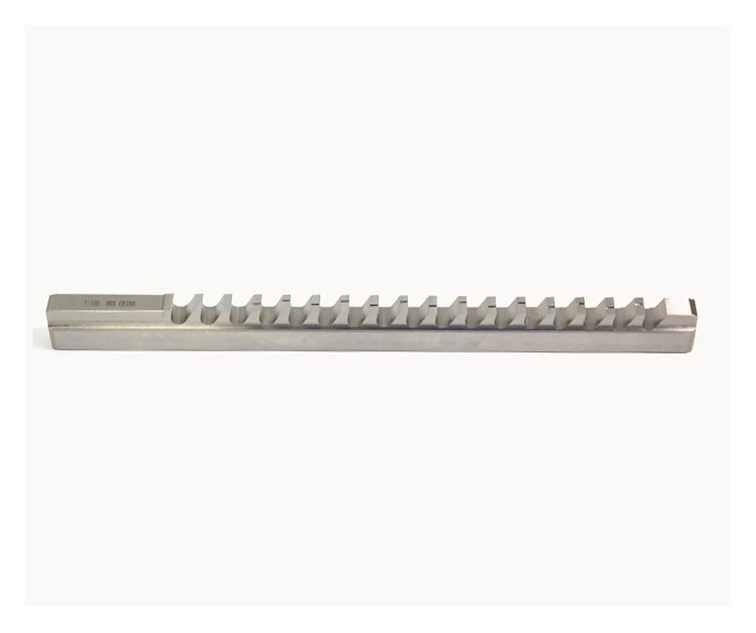 22PCS Push-Type Keyway Broach Set Inch Sized High Speed Steel Keyway Cutting Tool for CNC Lathe Heat Resistance