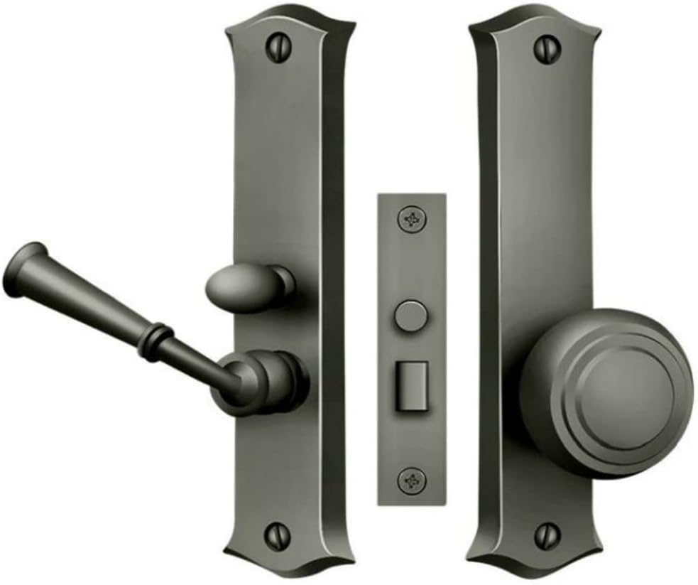 Deltana Sdl688u15a Classic Storm Door Latch Mortise Lock, Antique Nickel