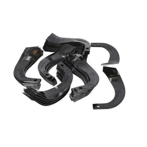 Tiller Tine Set - 12 mm fits Yanmar 195107-18510 Left Hand 195107-18520 Right Hand