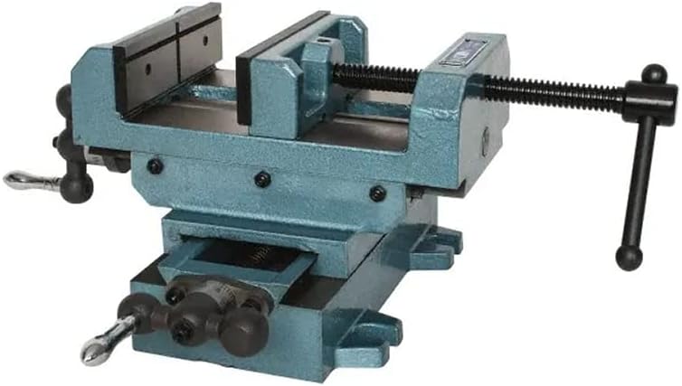 Wilton Cross-Slide Drill Press Vise, 5' Jaw Width & Max Opening, 1-1/2' Jaw Depth (Model CS5)