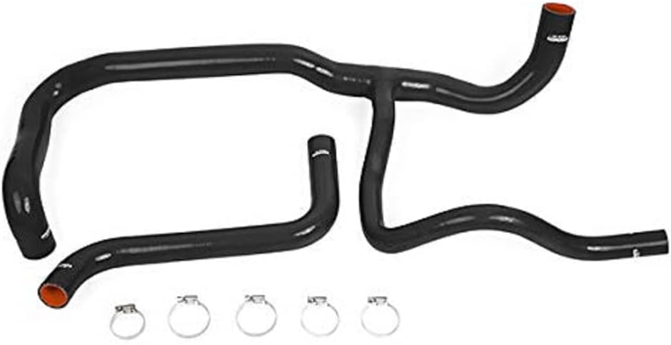 Mishimoto MMHOSE-K2-14BK Silicone Radiator Hose Kit Compatible With Chevrolet Silverado 2014+ Black