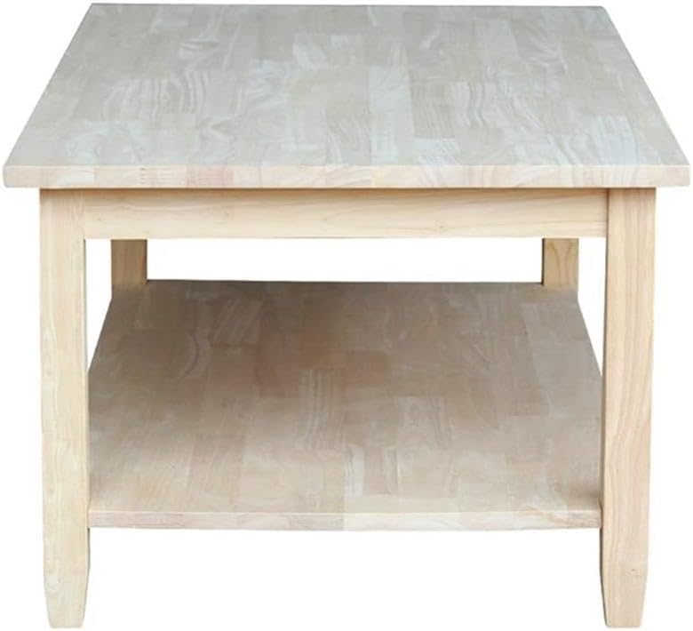 IC INTERNATIONAL CONCEPTS Solano Coffee Table Unfinished