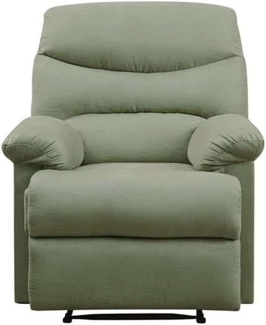 Acme Carell Furniture Recliner in Sage Microfiber