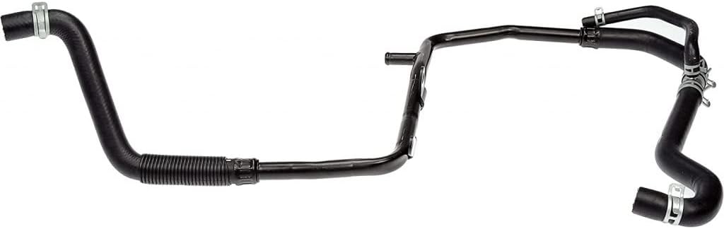 KarParts360 For Ford Ranger 2001 2002 2003 Heater Hose | Steel; Rubber | Black/Coated | Hose End 1 | Branched Coolant Hose | With Clamps | 3 Pieces Branch | Replacement For 3L5Z8C633-BA