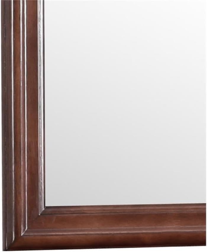 Glory Furniture Louis Phillipe Mirror in Cappuccino