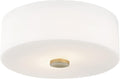Mitzi H146502-AGB Sophie - 2 Light Flush Mount 4.5 inches Tall and 11.75 inches Wide - Aged Brass