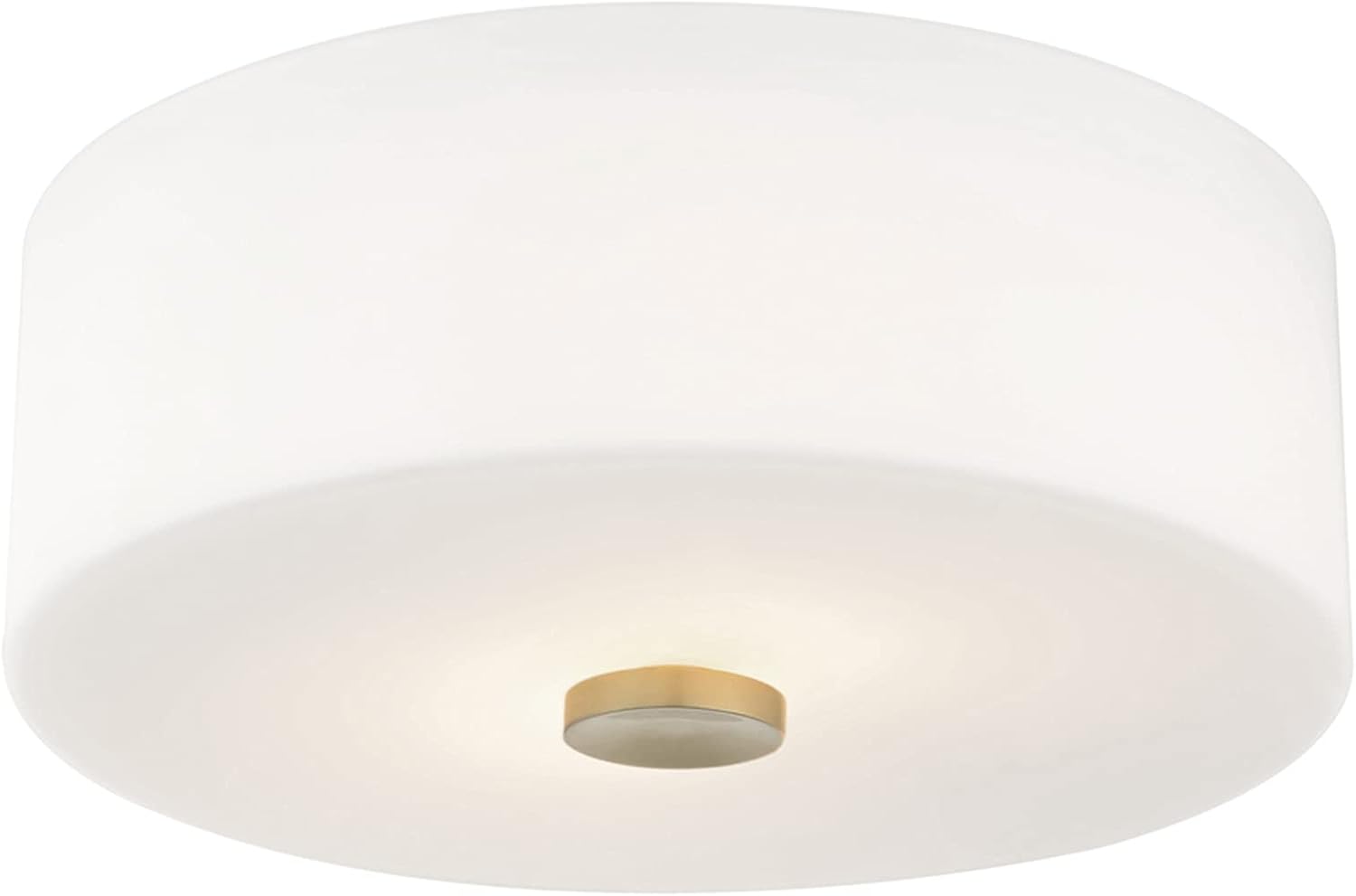 Mitzi H146502-AGB Sophie - 2 Light Flush Mount 4.5 inches Tall and 11.75 inches Wide - Aged Brass