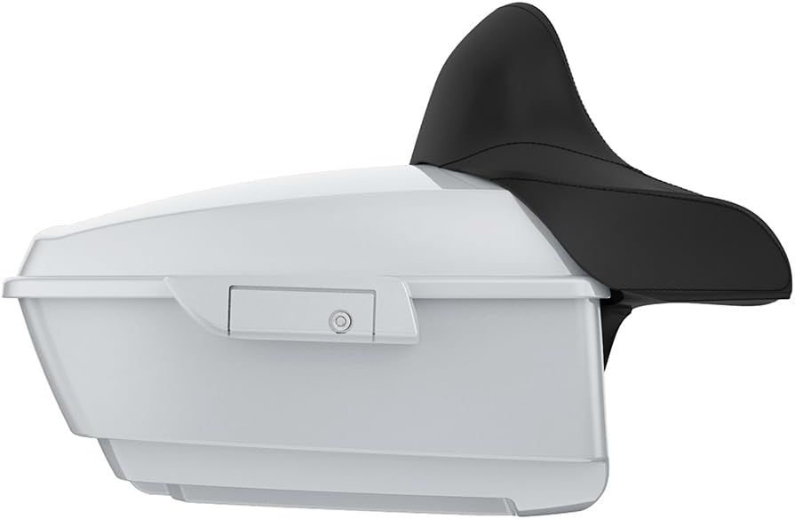 Tour Pack Latches for Harley,Tour Pack Trunk Lid Latch with Keys Fit for Harley Touring/Road King/Road Glide/Street Glide/Electra Glide/Ultra-Classic 2014+ White Onyx Pearl