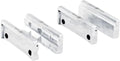Fein Protective Jaws Set for VersaMAG Vise - 110mm Aluminum - Prism (P) & Blank (B) for Secure Clamping, Scratch-Free Workpiece Protection - 90701010010