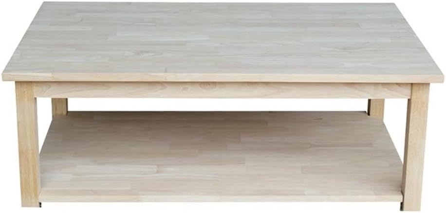 IC INTERNATIONAL CONCEPTS Solano Coffee Table Unfinished