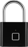 Portable Mini Keyless Smart Security Lock Fingerprint Padlock Gym Cabinet Box Bag Suitcase Luggage Code Password Travel(D)