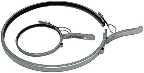 (5-Pack) U-Duct - 24' dia. Duct Clamp for Universal Clamp-together Duct (Compatible with Nordfab, Quick-fit, QF, KB, US Duct, Ducts Inc.)