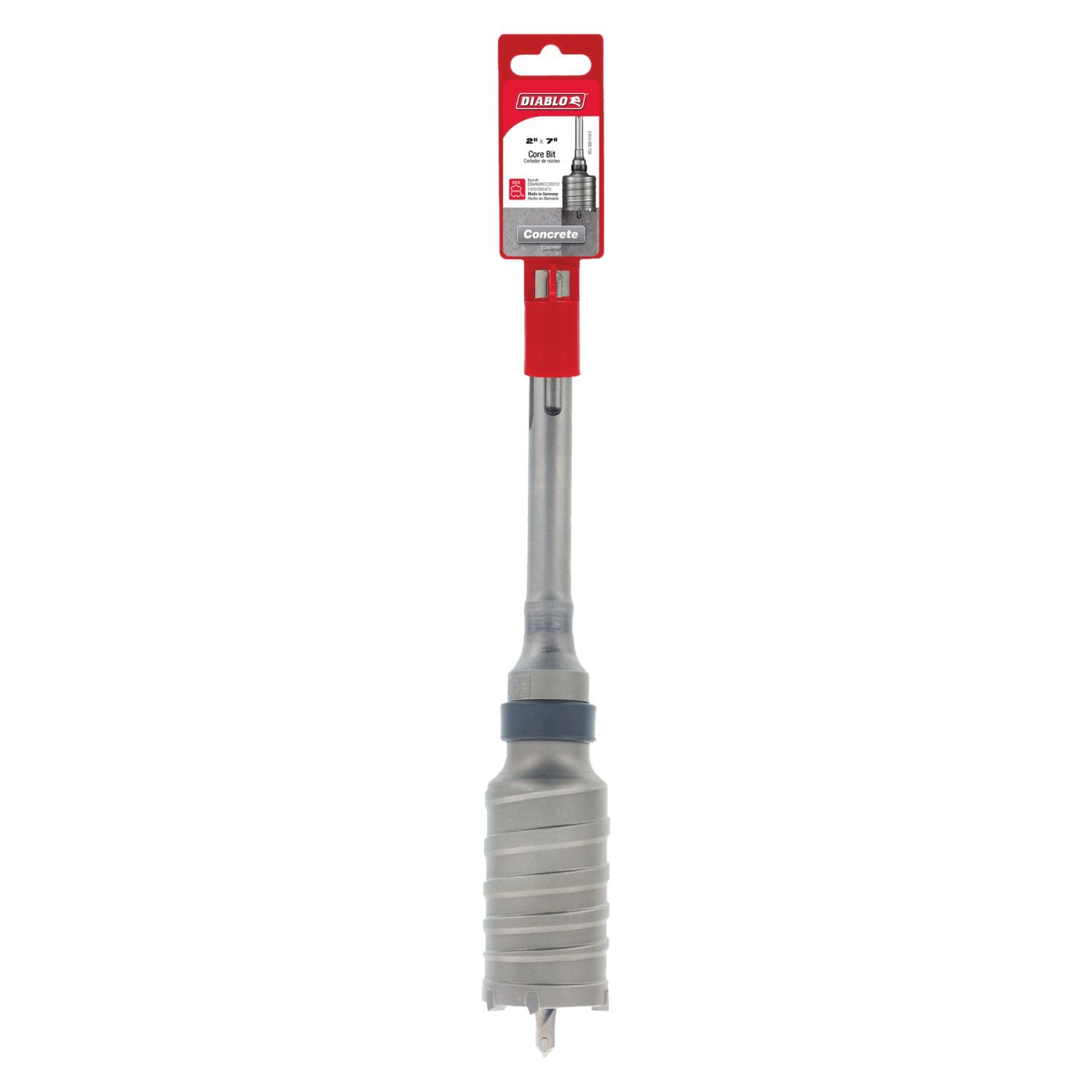 Diablo SDS-Max Carbide Tipped Core Bit with Peak Point Tip - 2' Diameter, 12' Length, 7' Working Length - DMAMXCC5010