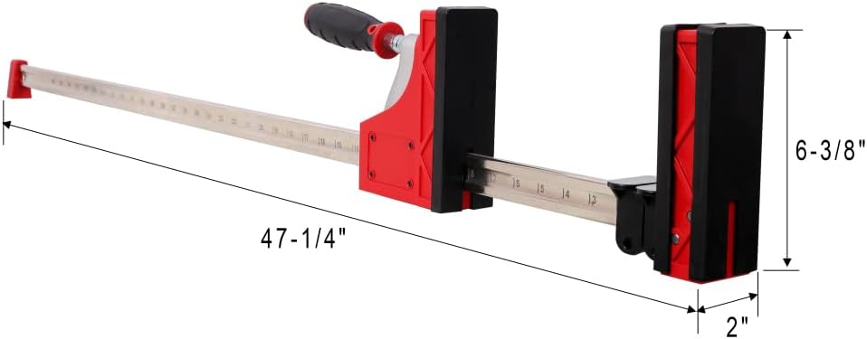 12PCS Parallel Clamp Set,Heavy Duty Woodworking Tools for Precision Assembly & DIY Projects(24' Clmap(2pcs)+40' Clmap(2pcs)+Bench Dogs (4pcs)+Framing Blocks(4pcs))