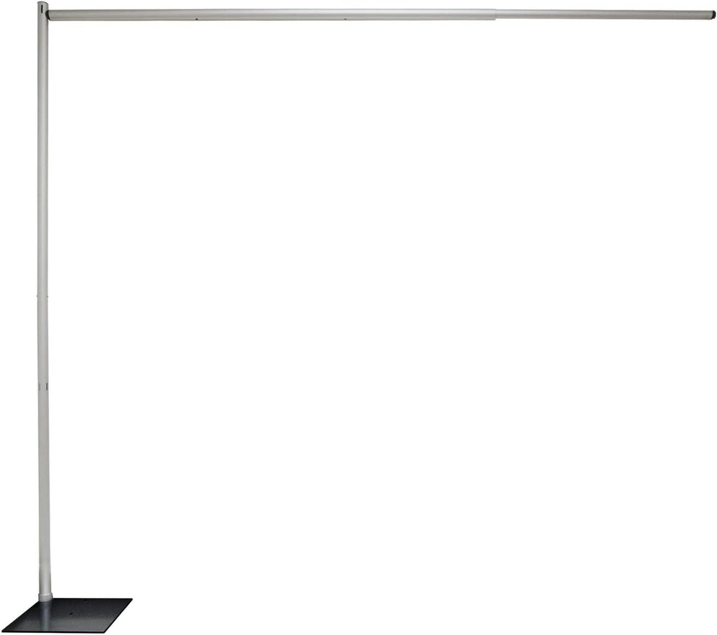 Pipe and Drape Backdrop Portable Photobooth Wedding Party Convention Tradeshow Kit Framework ONLY (Fixed Upright Extension PKG)