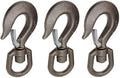 47400946 Drop Forged Alloy Steel Swivel Eye Hook with Latch, 3 Ton Working Load Limit (3)