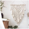 LXHELIVERY Large Wall Hanging Tapestries Hangings Hand Weaves Wall Decoration for Art Cotton Rope Wall Decor for Bedroom Living Room，BackdropTapestry Wedding Decor,Decorations (Color : G)