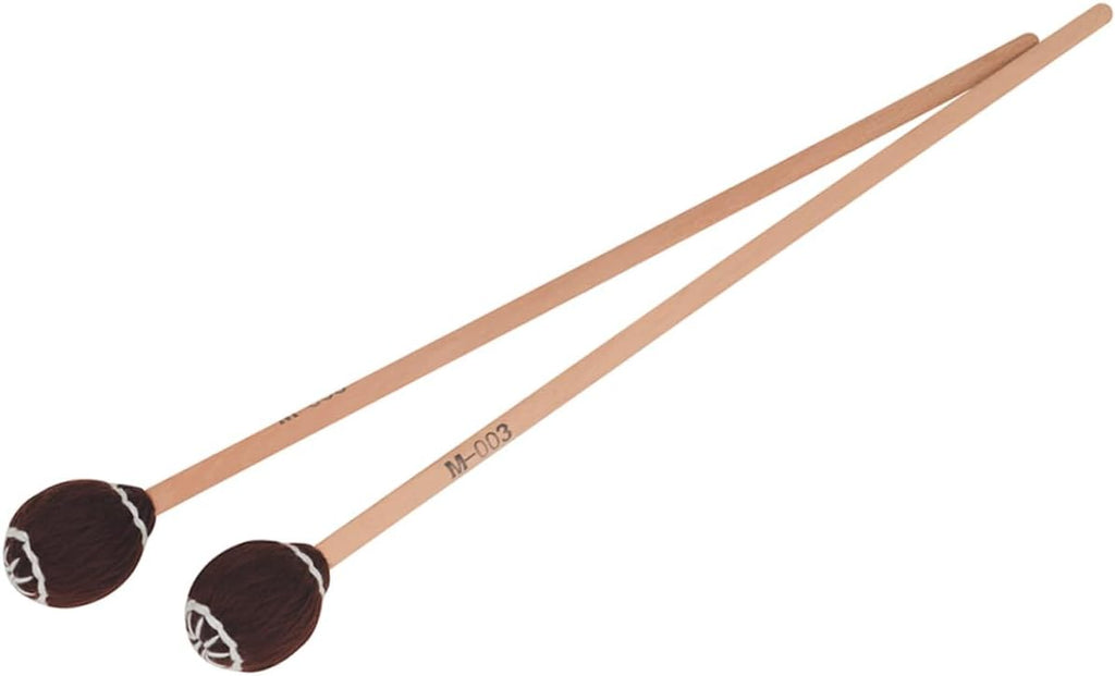FAVOMOTO 20pcs Premium Marimba Mallets Maple Handle for Percussion Instruments Sturdy Grip for Beginners and Professionals Practice Tool for Music
