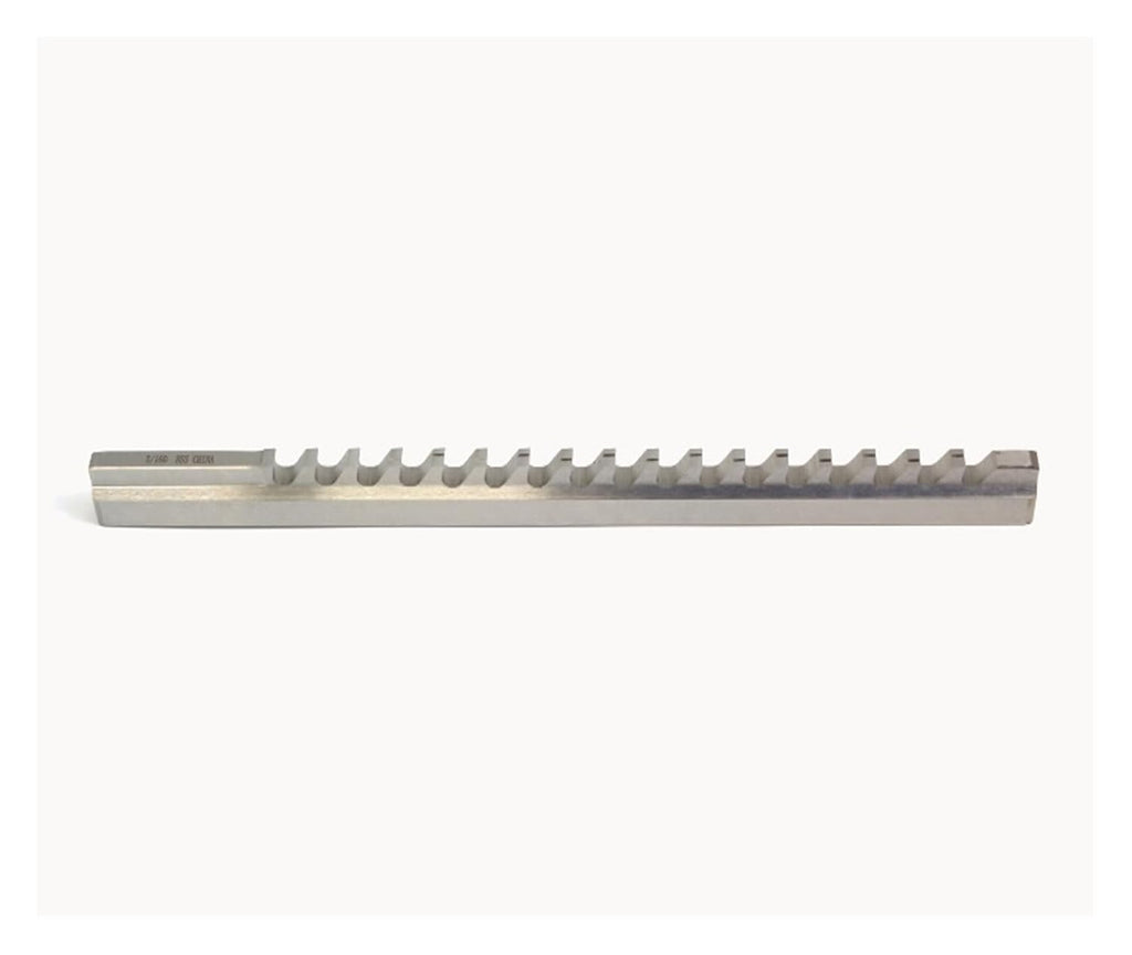 22PCS Push-Type Keyway Broach Set Inch Sized High Speed Steel Keyway Cutting Tool for CNC Lathe Heat Resistance