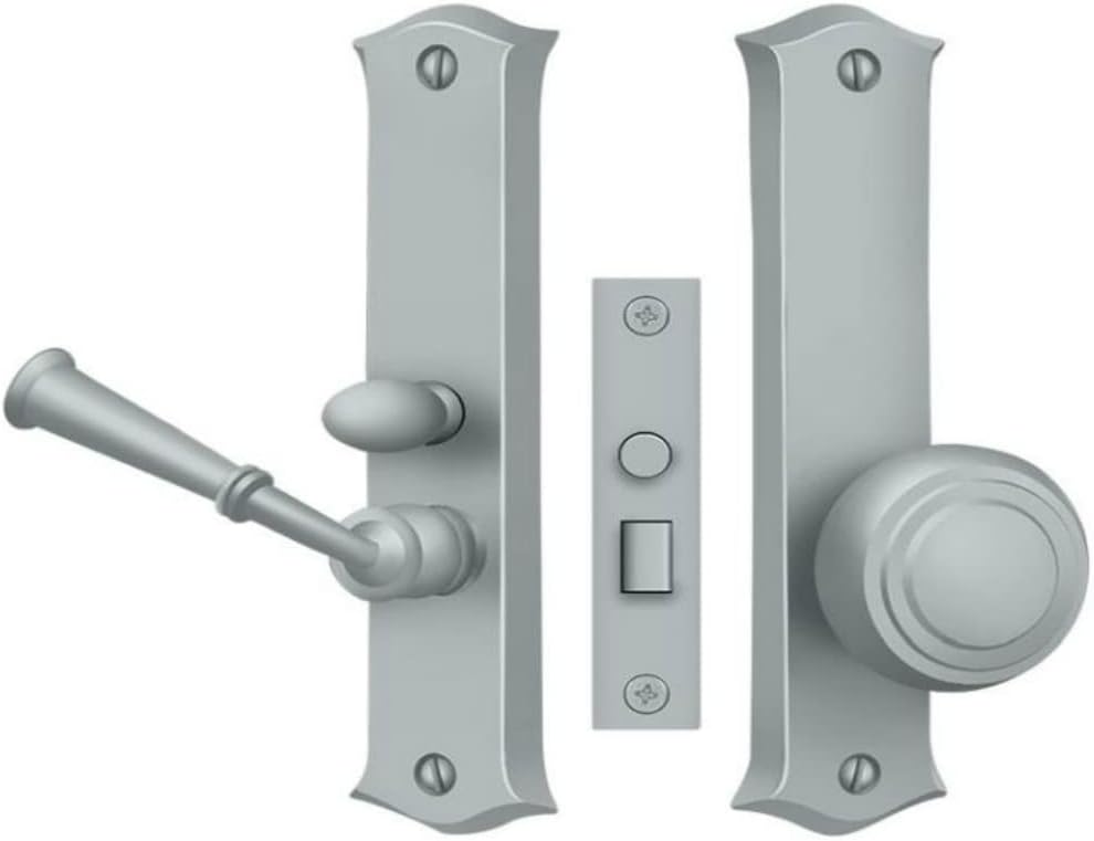 Deltana Sdl688u26d Classic Storm Door Latch Mortise Lock, Brushed Chrome