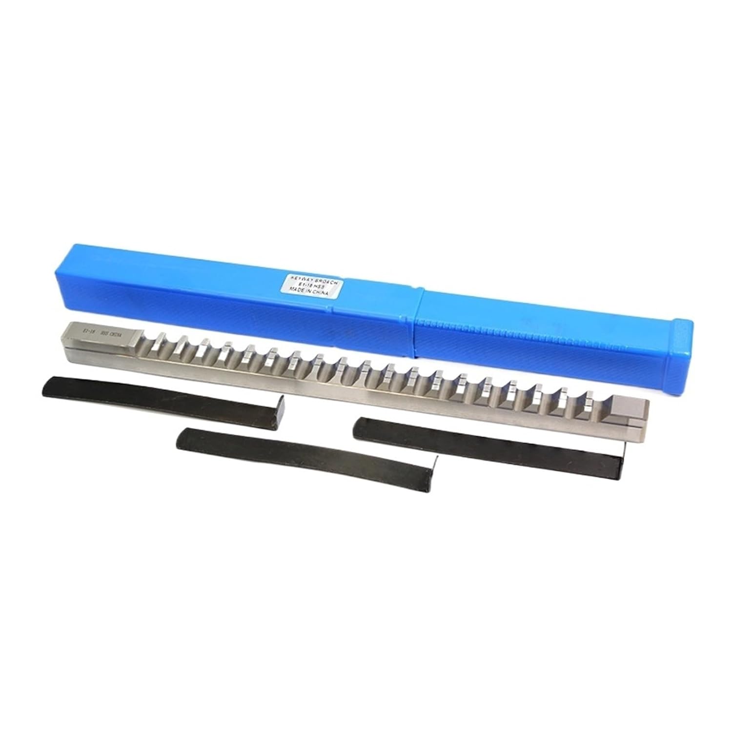 E-16MM E-18MM Push-Type Keyway Broach 5/8 3/4 High-Speed Steel Broach Cutting Tool for CNC Router Metalworking Heat Resistance(E1-16mm)