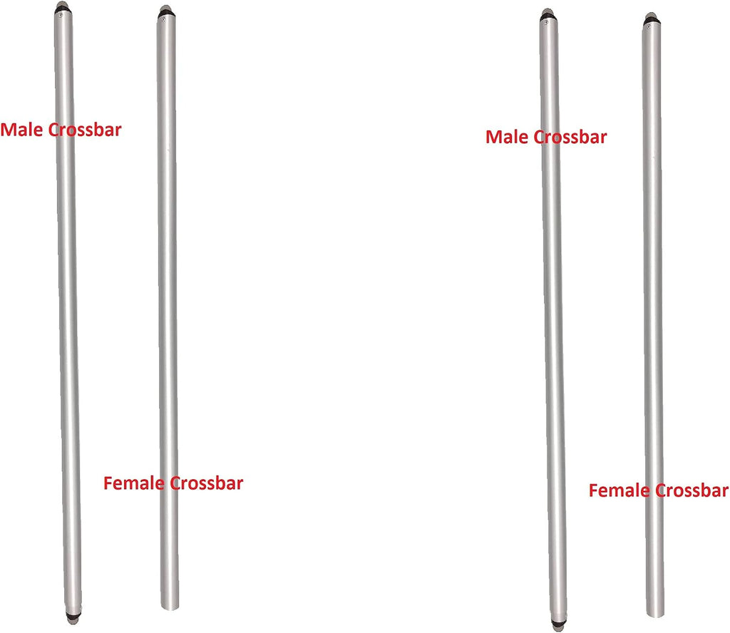 Pipe and Drape Backdrop Photobooth Wedding Party Convention Tradeshow Kit Framework ONLY (Cross Bar 7'-12')