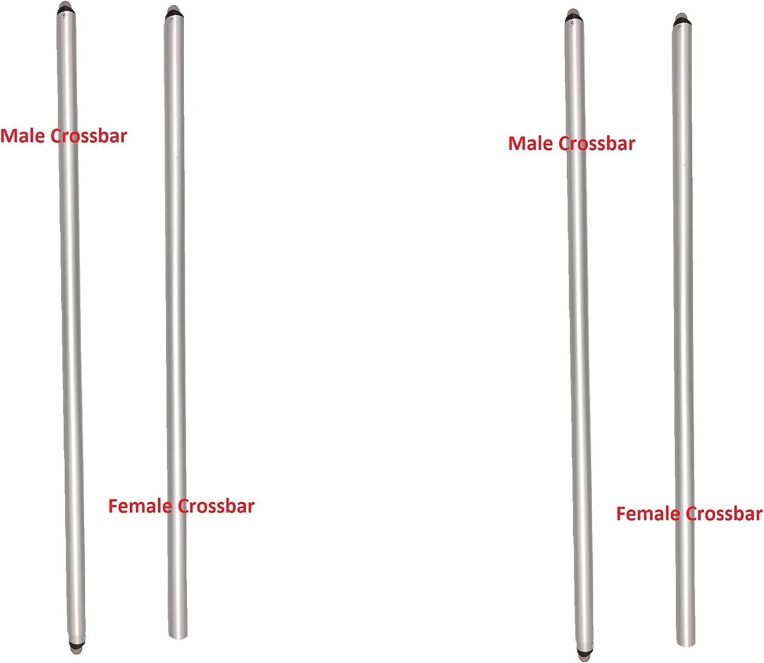 Pipe and Drape Backdrop Photobooth Wedding Party Convention Tradeshow Kit Framework ONLY (Cross Bar 7'-12')