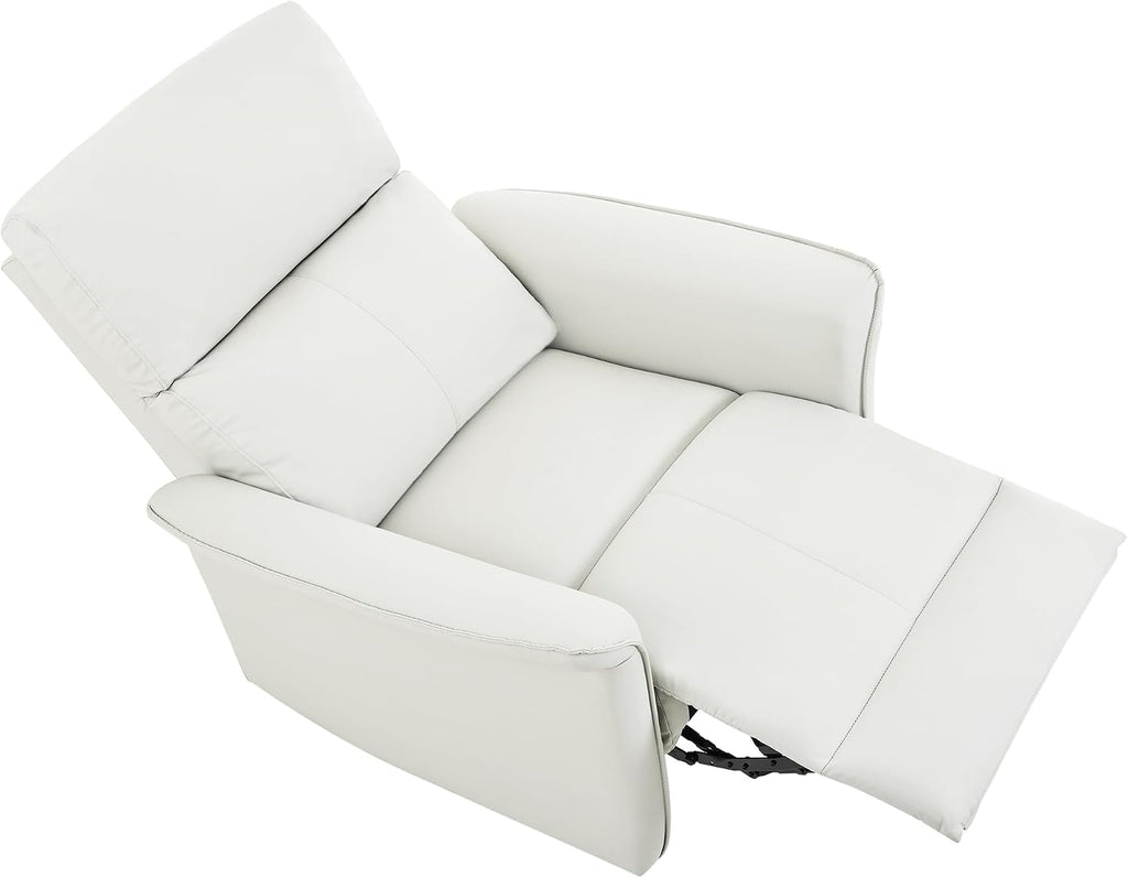 KEIKI Swivel Rocker Recliner Chair for Adults, Rocking Recliner Chair, Glider Rocking Chair, Reclining with Modern-Designed Armrests, Nursery Recliner for for Small Spaces/Living Room/Bedroom/Nursing