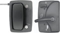 RV Door Handle Kit for 2' thick PTL RV Doors - Genuine TriMark parts - Back to Back Handle set with Hardware. Fits Tiffin, Newmar, Winnebago, Forest River, Dynamax, Entegra and more