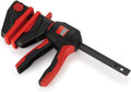 Bessey EHKL360, 6 In, Trigger Clamp and Spreader 360 Rotating Handle One-Hand Bar Clamps, Black (Pack of 6)