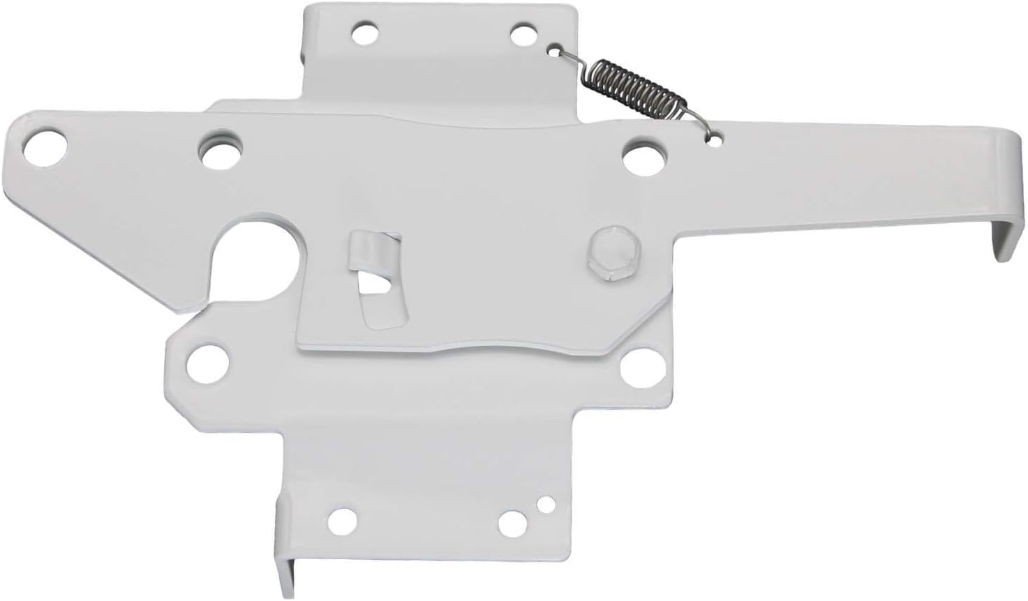 Jake Sales - Stainless Steel Gate Latch White (for Vinyl, Wood, PVC etc Fencing) Fence Gate Latch w/Mount Hardware - CASE Qty 12