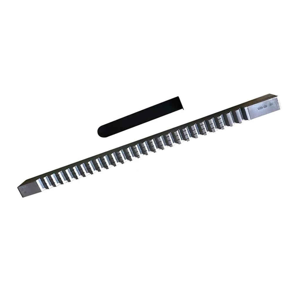 HSS F Push-Type Keyway Broach with Shims American Push Knife Metric Sized CNC Keyway Cutting Tools Heat Resistance(F1-22)
