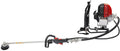 Backpack Cultivator Tiller, 2-in-1 4 Stroke Gasoline Brush Cutter Grass Wacker Weed Lawn Mowerm, Portable Gasoline Air-Cooled Grass Hedge Trimmer Lawn Mower Weed Wacker for Weeding Glass