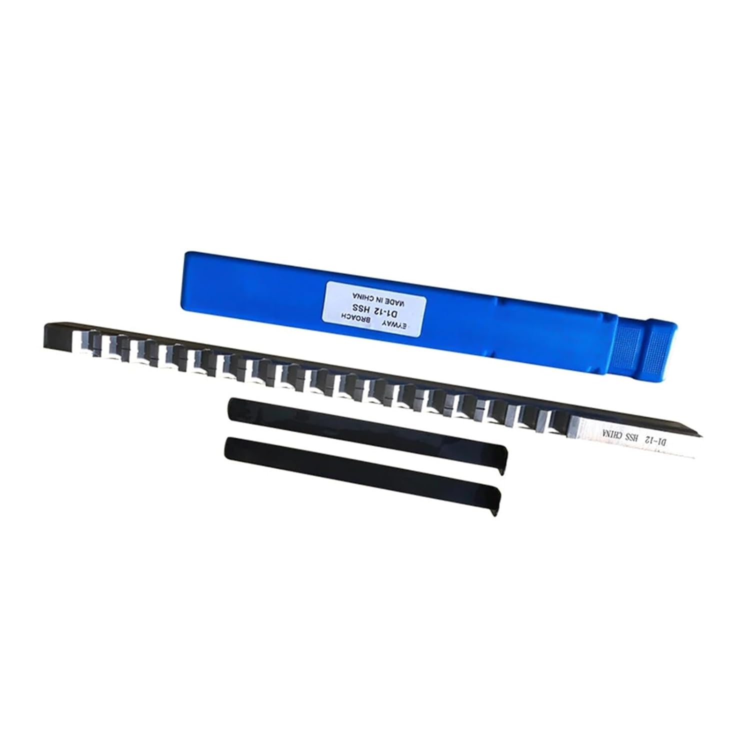 18mm E Push-Type Keyway Broach Metric Sized HSS Broach Cutting Tool Knife with 3pcs Shims for CNC Machine Heat Resistance