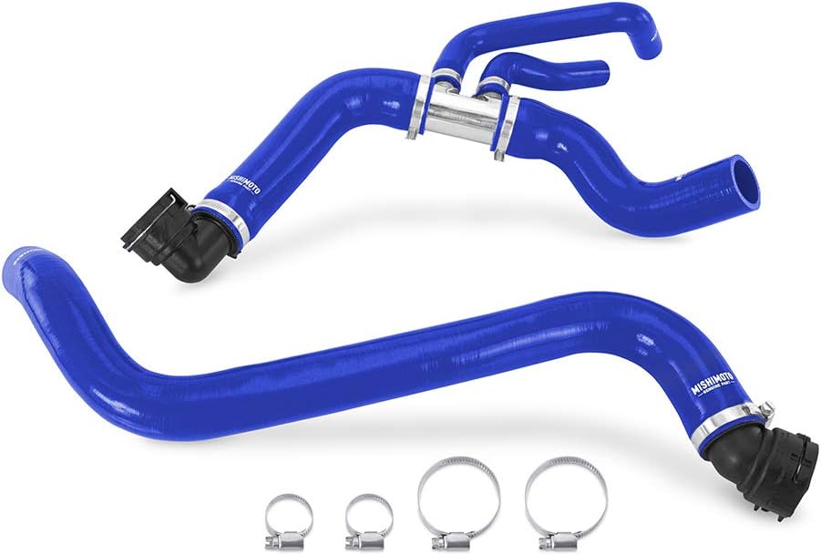 Mishimoto MMHOSE-F50-15BL Silicone Radiator Hose Kit, Compatible With 2015-2017 Ford F-150 5.0L V8, Blue