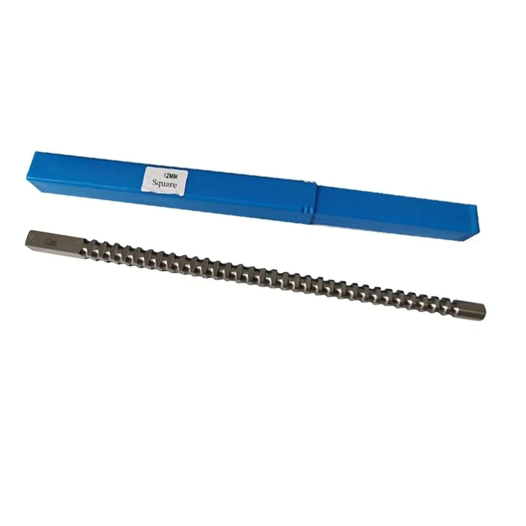 12mm Square Push Type Broach Cutter Metric Size HSS Cutting Tool Heat Resistance