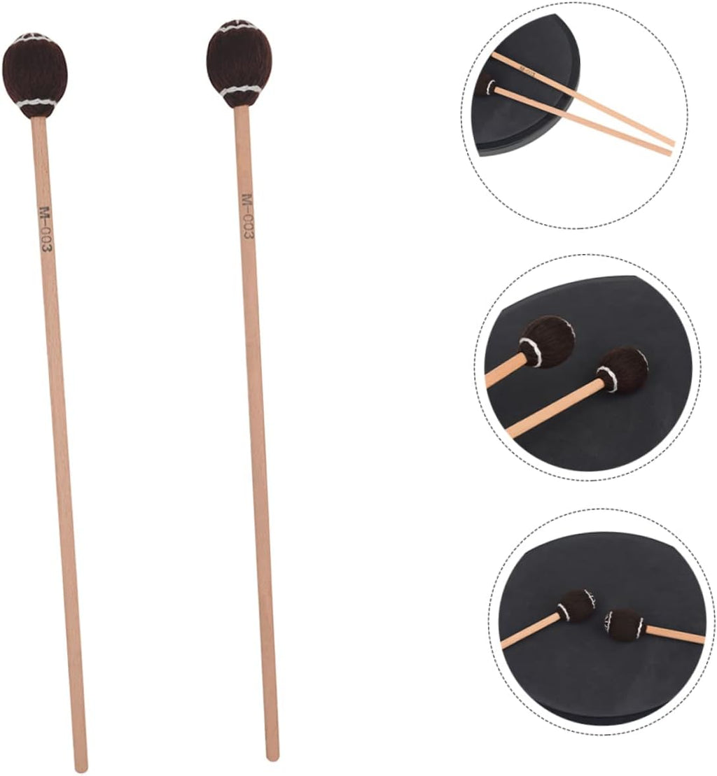 FAVOMOTO 20pcs Premium Marimba Mallets Maple Handle for Percussion Instruments Sturdy Grip for Beginners and Professionals Practice Tool for Music