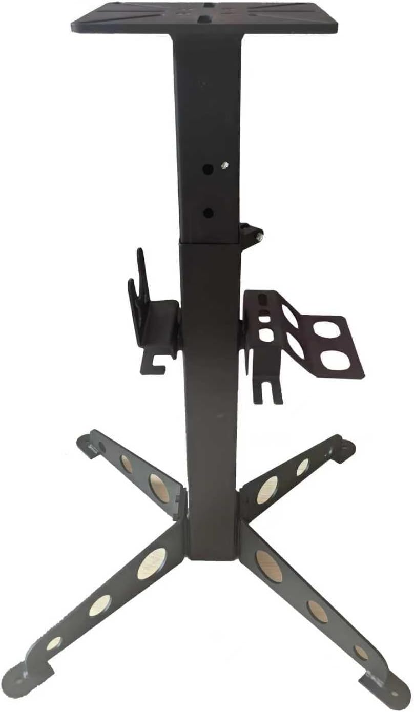 Adjustable Height 29'-41' Mount Vise and Grinder Floor Pedestal/Bench Top Grinder Stand, 500-pound Weight Capacity