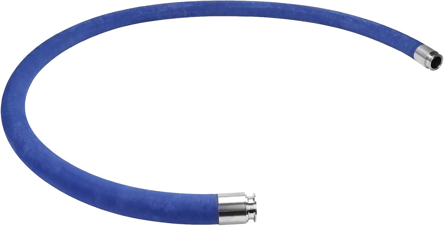DERNORD Brewery Beer Hose Beverage Transfer Hose Food Grade with 2 Inch Tri-Clamp 10ft Length