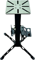 Adjustable Height 29'-41' Mount Vise and Grinder Floor Pedestal/Bench Top Grinder Stand, 500-pound Weight Capacity