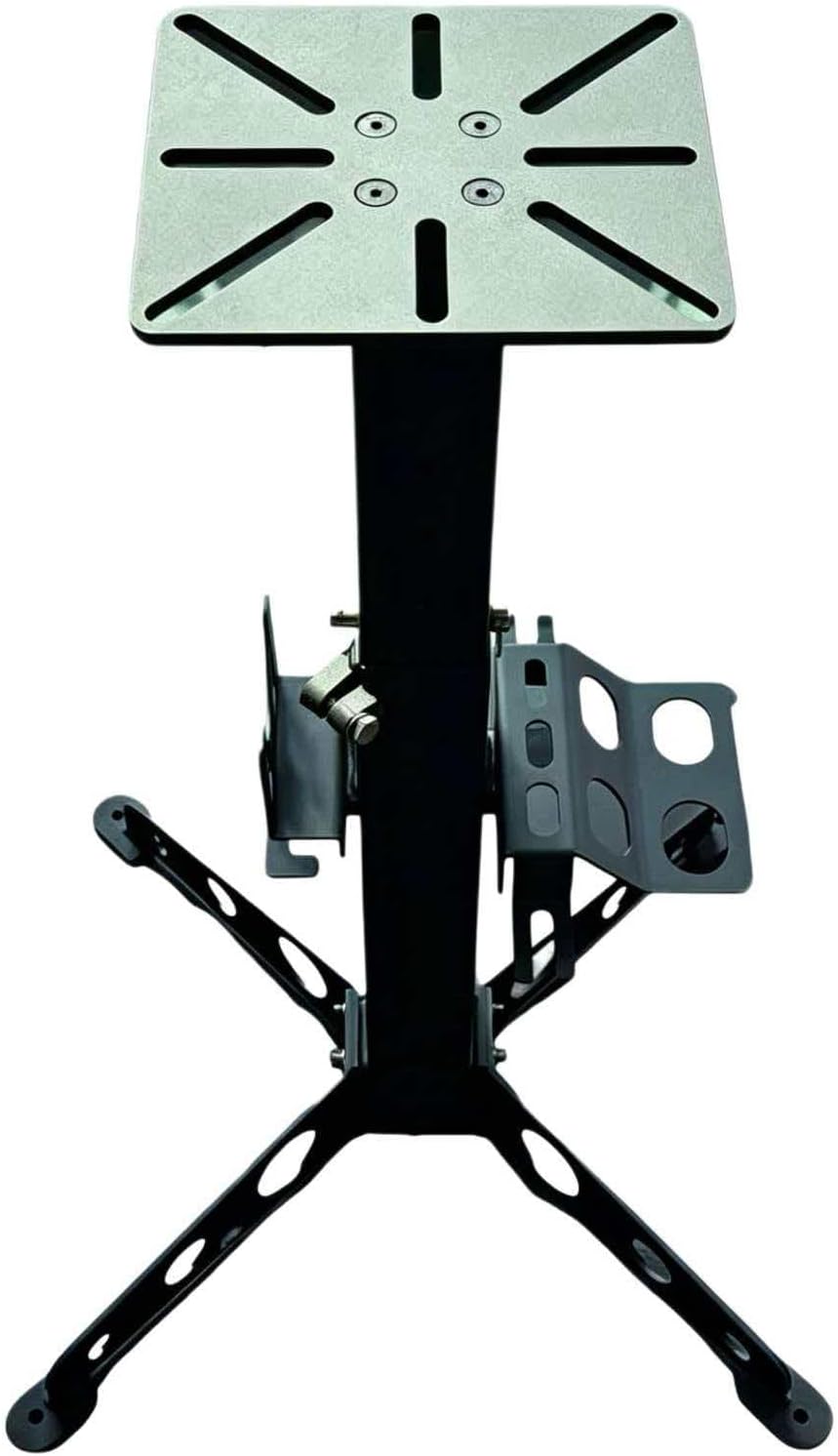 Adjustable Height 29'-41' Mount Vise and Grinder Floor Pedestal/Bench Top Grinder Stand, 500-pound Weight Capacity