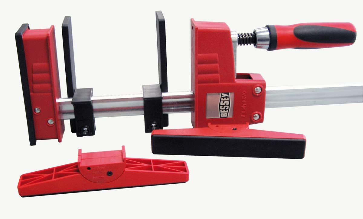 BESSEY KREK2440 K Body REVO Clamp Kit, 2 x 24 In., 2 x 50 In. and Pivot jaw add-on accessory, PK2 (1700 lbs Nominal Clamping Force)